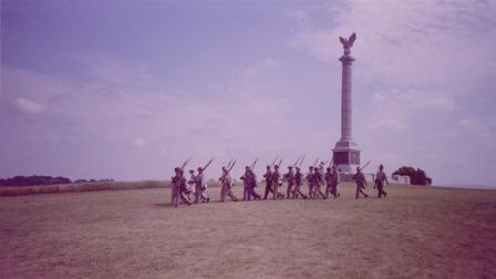 Marching Past the Tallest Monument