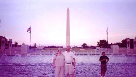 Jeff & Sharon at WWII Memorial