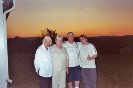 Jeff, Sharon & Mike with Grandma Gammell
