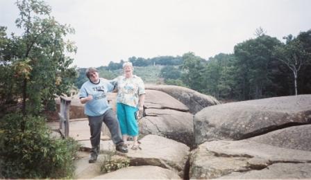 Michael & Sharon at Top of Devil's Den