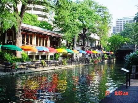 San Antonio Riverwalk Umbrellas